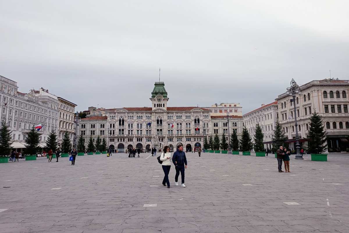 Trieste con bambini Piazza Italia