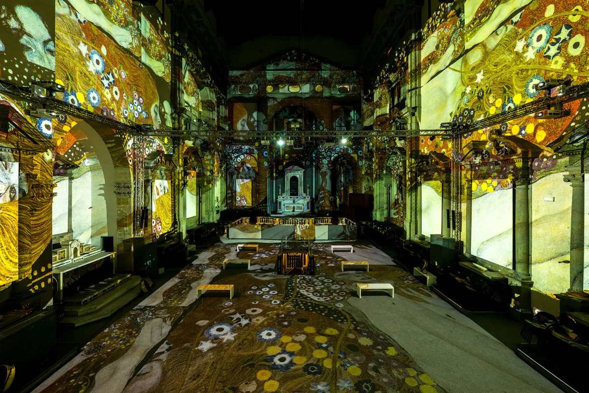 Mostre immersive multimediali firenze Klimt cattedrale immagine