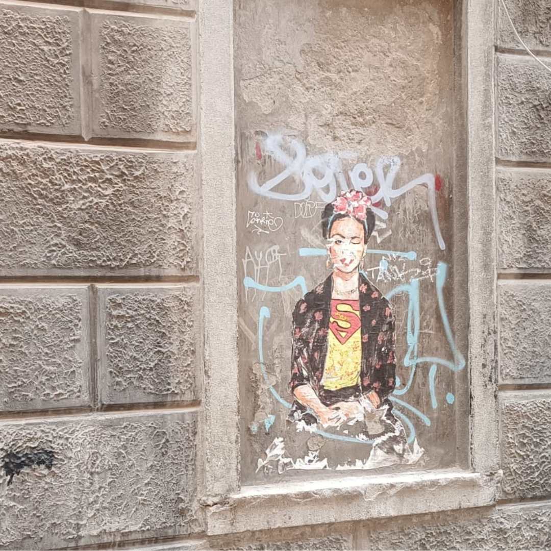 Venezia urban Art Ladiesis Frida Kahlo