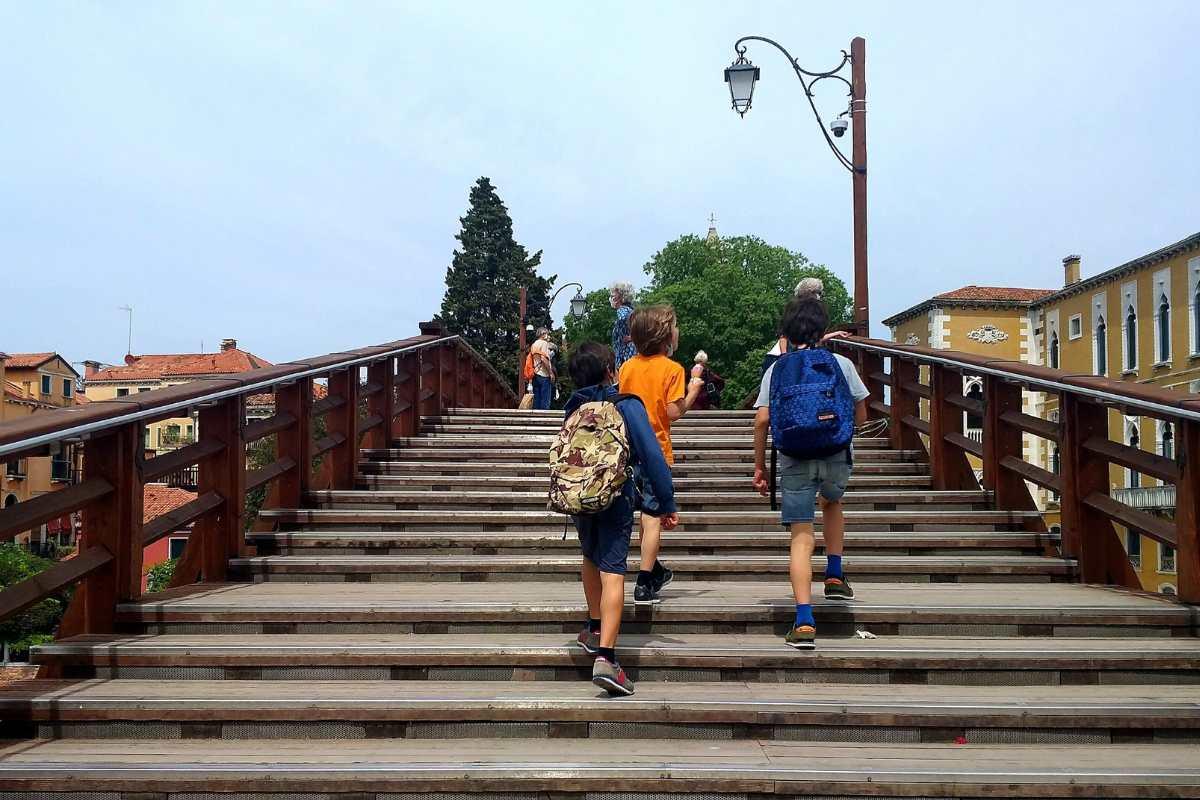 venezia itinerario 1 giorno bambini ponte accademia