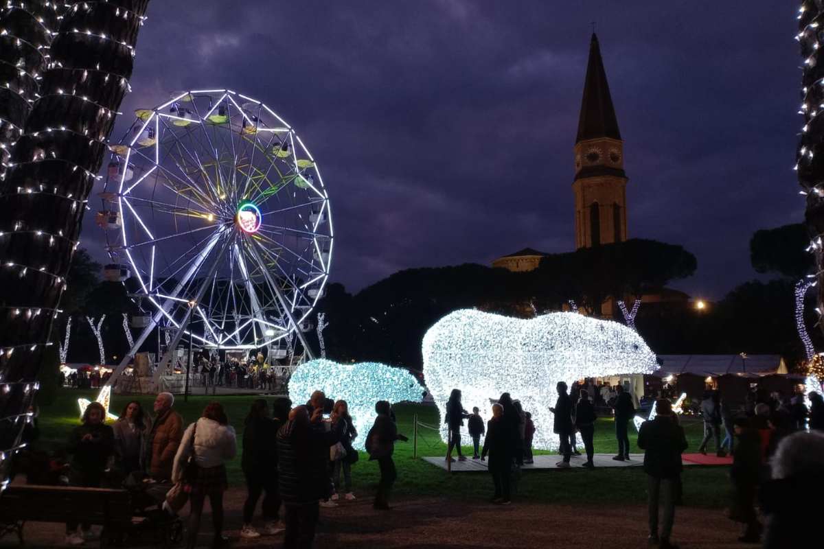 Arezzo città del Natale ruota panoramica