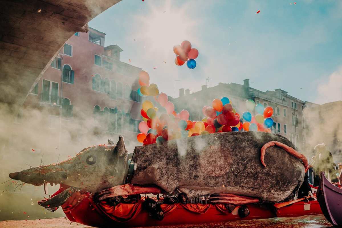 Carnevale di Venezia corteo acqueo