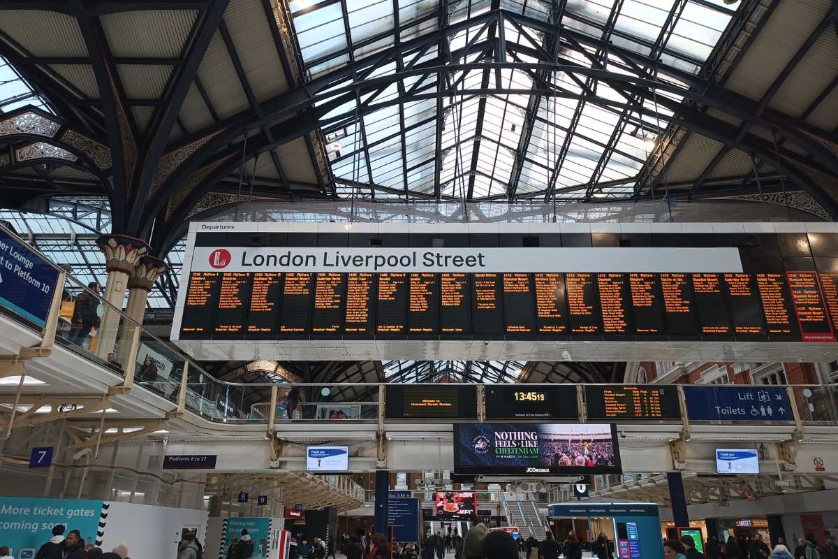 guida londra Aereoporto di Stansted stazione di Liverpool Street