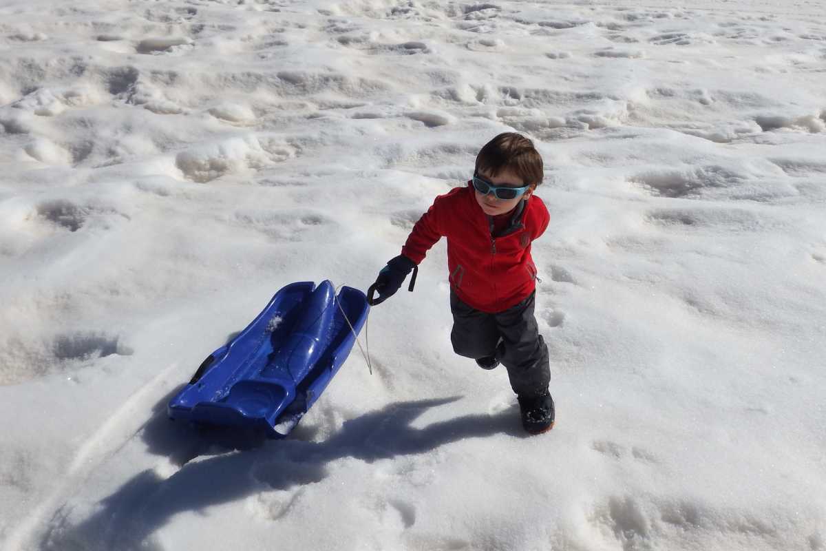 Parchi gioco sulla neve baby snow park